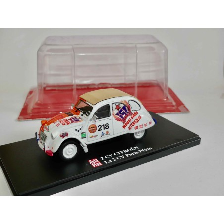 CITROEN 2CV N°021 RAID PARIS PEKIN AUTO PLUS 1:43