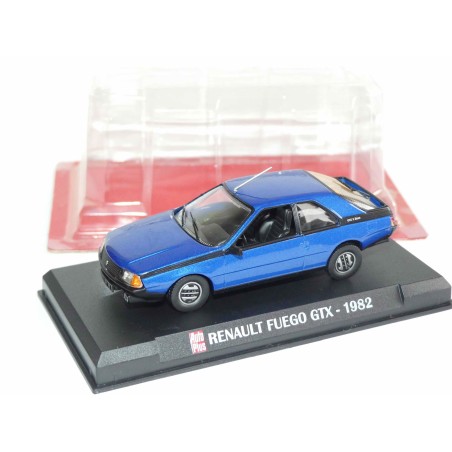 RENAULT FUEGO GTX 1982 Bleu AUTO PLUS 1:43