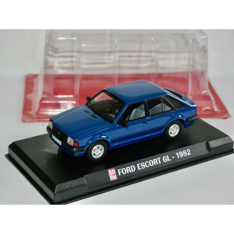 FORD ESCORT GL 1982 Bleu AUTO PLUS 1:43