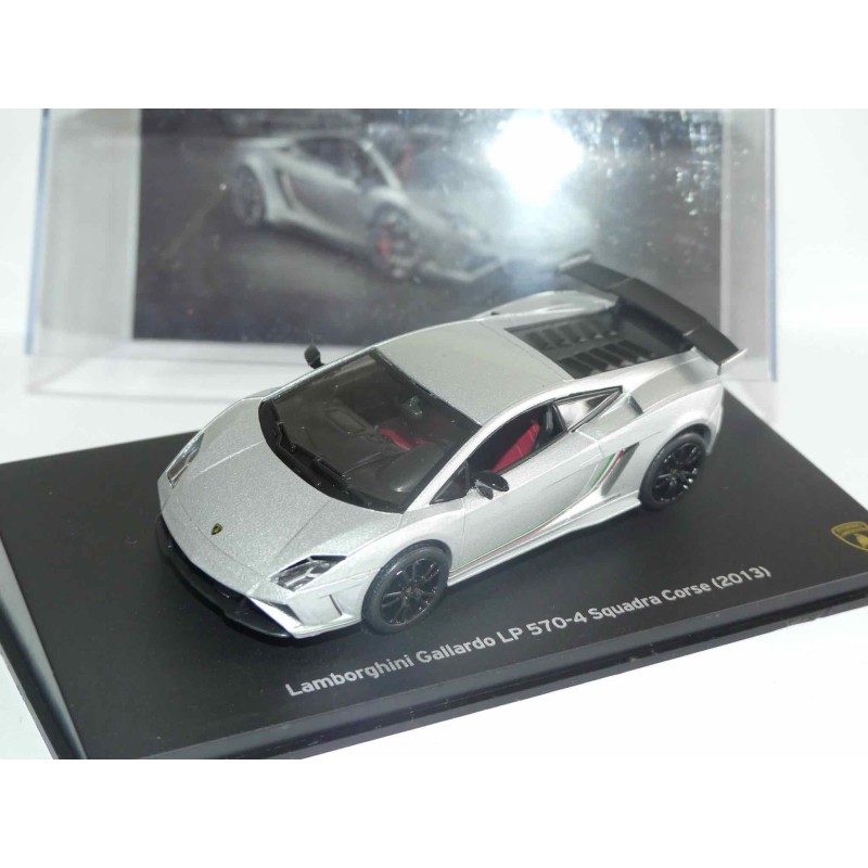 LAMBORGHINI GALLARDO LP 570-4 SQUADRA CORSE 2013 Gris IXO PRESSE 1:43