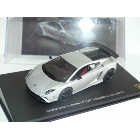 LAMBORGHINI GALLARDO LP 570-4 SQUADRA CORSE 2013 Gris IXO PRESSE 1:43