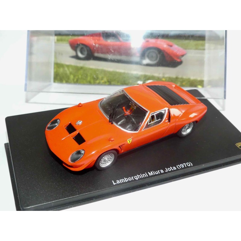 LAMBORGHINI MIURA JOTA 1970 Rouge OrangÃ© IXO PRESSE 1:43