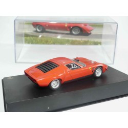 LAMBORGHINI MIURA JOTA 1970 Rouge OrangÃ© IXO PRESSE 1:43