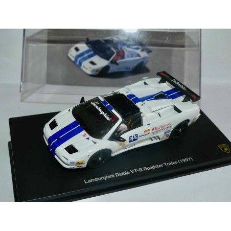LAMBORGHINI DIABLO VT-R ROADSTER TROFEO 1997 RACING CAR IXO PRESSE 1:43