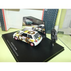 RENAULT 5 TURBO RALLYE TOUR DE FRANCE AUTO 1982 ROUBY UNIVERSAL HOBBIES 1:43 6Ã¨me