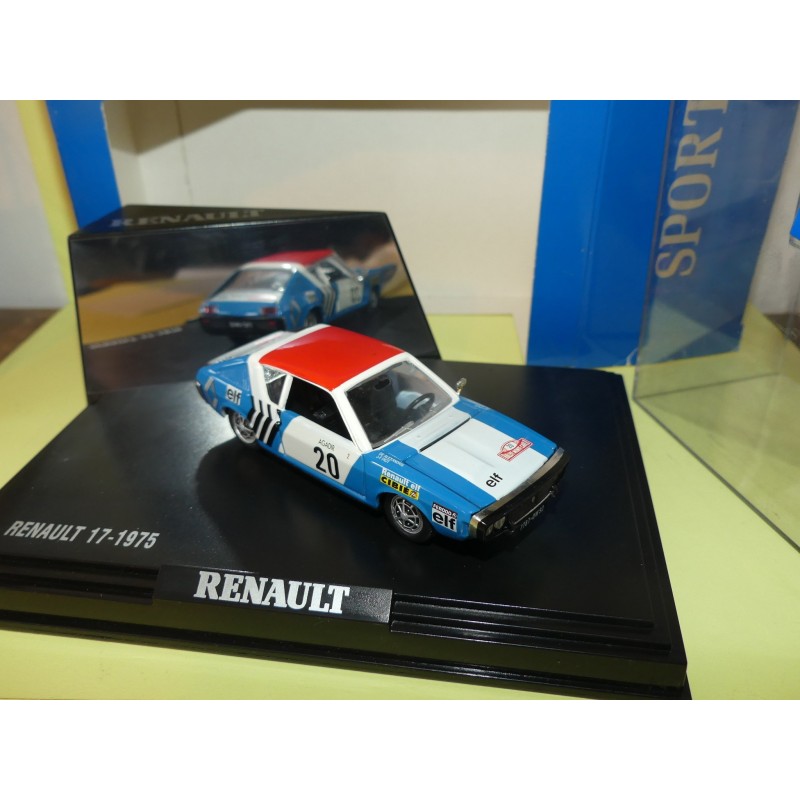 RENAULT 17 RALLYE MONTE CARLO 1975 PIOT NOREV 1:43 5Ã¨me