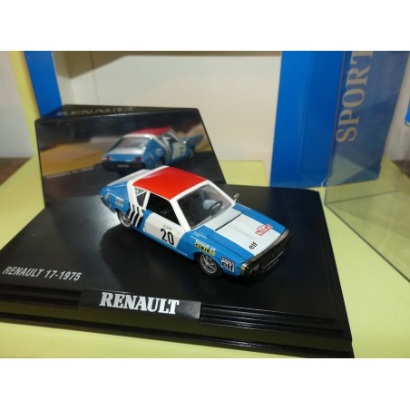 RENAULT 17 RALLYE MONTE CARLO 1975 PIOT NOREV 1:43 5Ã¨me