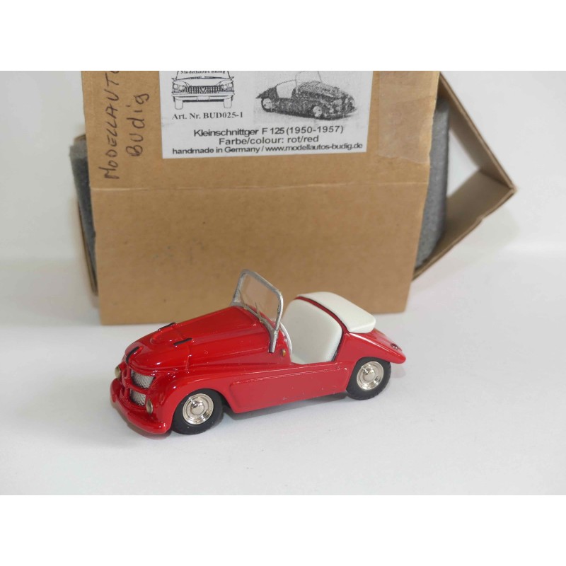 KLEINSCHNITTGER F125 1950-1957 Rouge MICROCAR BUDIG 1:43
