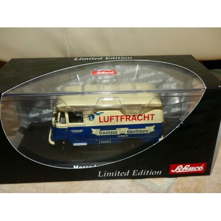 MERCEDES L319 KASTEN DACHSER LUFTFRACHT SCHUCO 02808 1:43