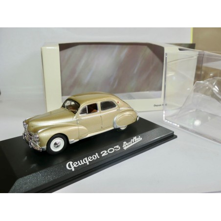 PEUGEOT 203 DARLâ€™MAT Beige NOREV 1:43