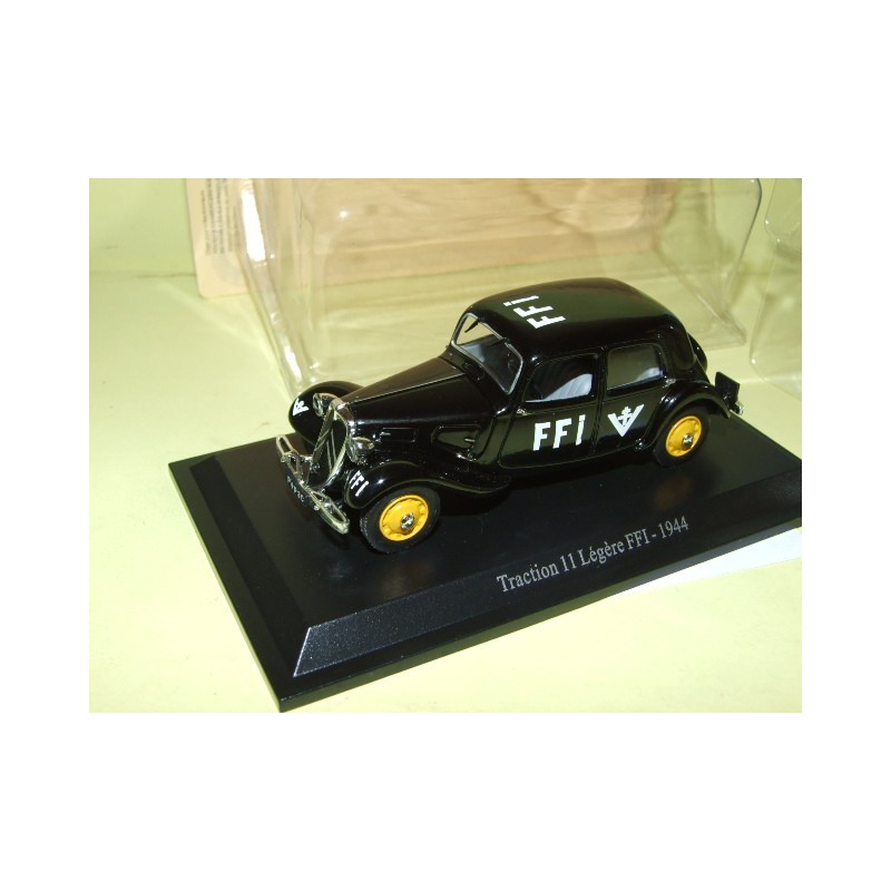 CITROEN TRACTION 11 LEGERE FFI 1944 MILITAIRE UNIVERSAL HOBBIES 1:43 blister