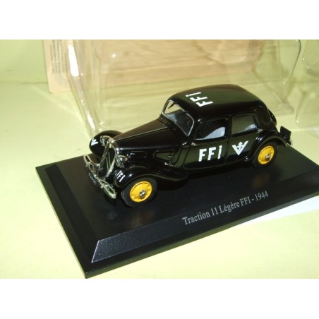 CITROEN TRACTION 11 LEGERE FFI 1944 MILITAIRE UNIVERSAL HOBBIES 1:43 blister
