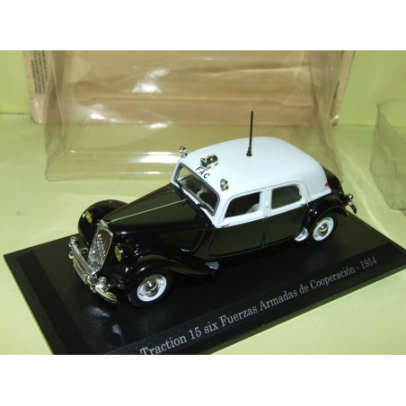 CITROEN TRACTION 15 SIX FUERZAS ARMADAS DE COOPERACION 1954 UNIVERSAL HOBBIES 1:43 blister