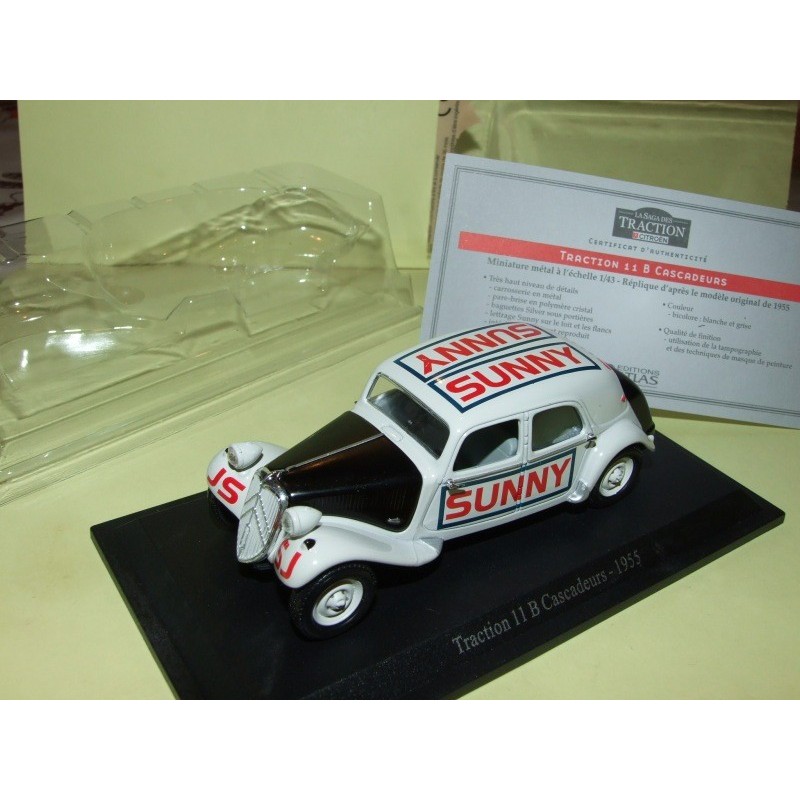CITROEN TRACTION 11 B CASCADEUR 1955 UNIVERSAL HOBBIES 1:43 blister