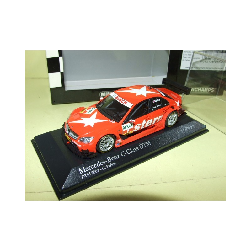 MERCEDES CLASSE C N°7 DTM 2008 G. PAFFETT MINICHAMPS 1:43