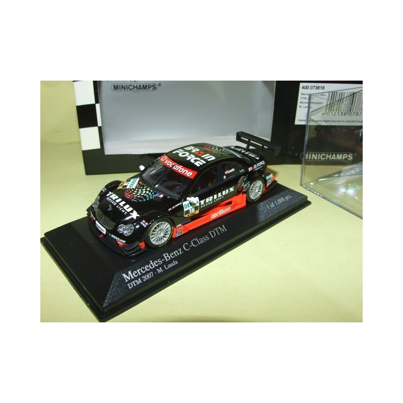 MERCEDES CLASSE C N°18 DTM 2007 M. LAUDA MINICHAMPS 1:43