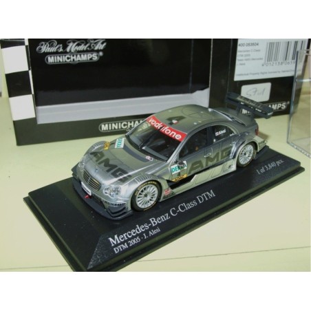 MERCEDES CLASSE C NÂ°4 DTM 2005 J. ALESI MINICHAMPS 1:43