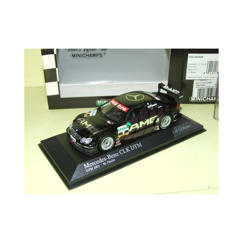 MERCEDES CLK NÂ°9 DTM 2003 M. FASSLER MINICHAMPS 1:43