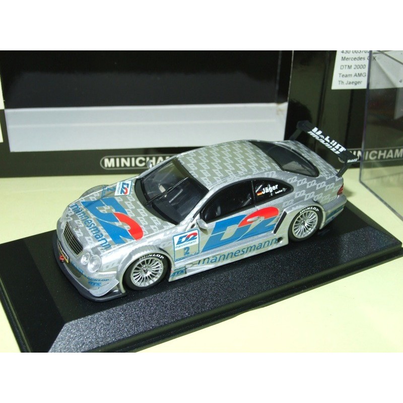 MERCEDES CLK NÂ°2 DTM 2000 JAEGER MINICHAMPS 1:43