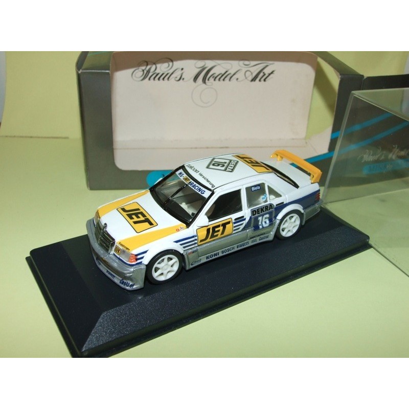 MERCEDES 190 E EVO 1 NÂ°16 DTM 1990 NÂ°16 BIELA MINICHAMPS 1:43