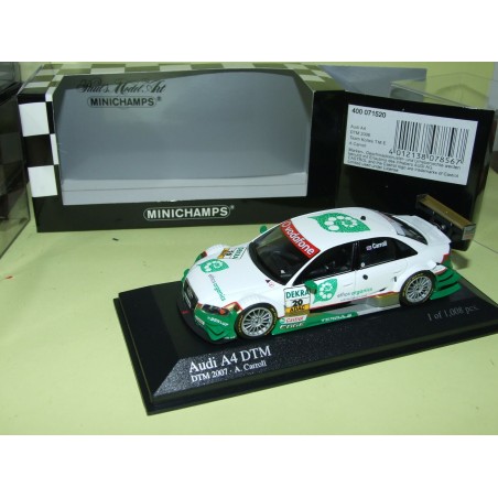 AUDI A4 N°20 DTM 2007 A. CARROLL MINICHAMPS 1:43