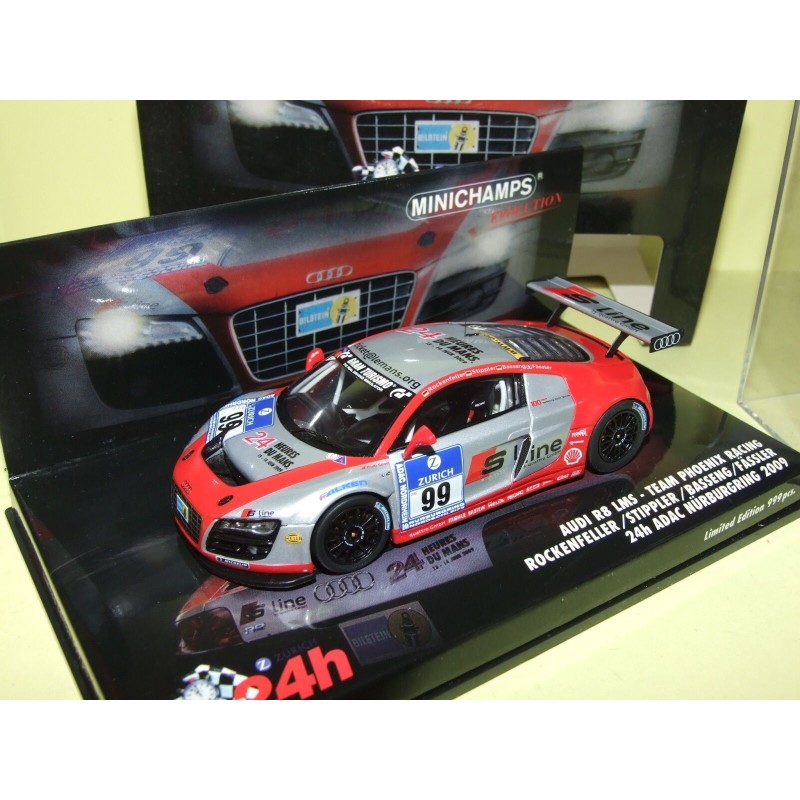 AUDI R8 LMS N°99 24H NURBURGRING 2009 MINICHAMPS 1:43