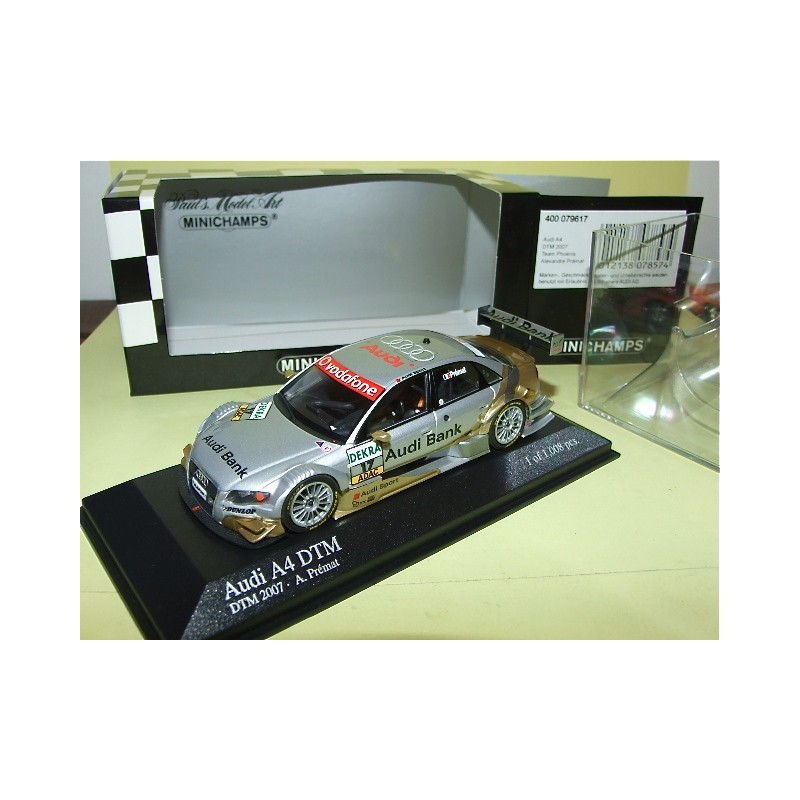 AUDI A4 NÂ°17 DTM 2007 A. PREMAT MINICHAMPS 1:43