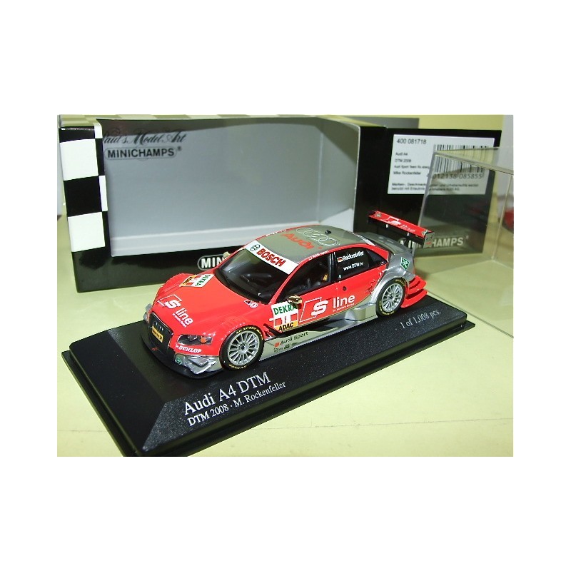 AUDI A4 DTM 2008 ROCKENFELLER MINICHAMPS 1:43