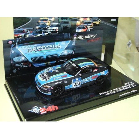 BMW Z4 N°228 24 Heures ADAC NURBURGRING 2010 MINICHAMPS 1:43