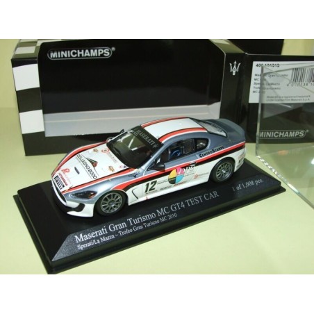 MASERATI GRAN TURISMO MC GT4 TEST CAR NÂ°12 2010 SPERATI  MINICHAMPS 1:43