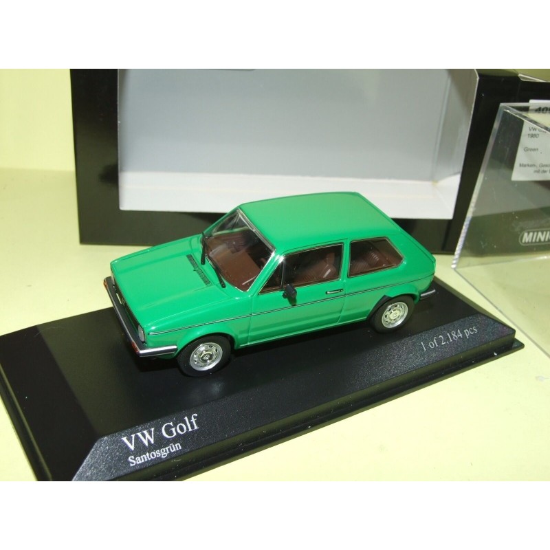 VWVW GOLF I GLS 1980 Vert MINICHAMPS 1:43