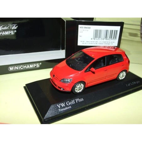VW GOLF PLUS Rouge MINICHAMPS 1:43