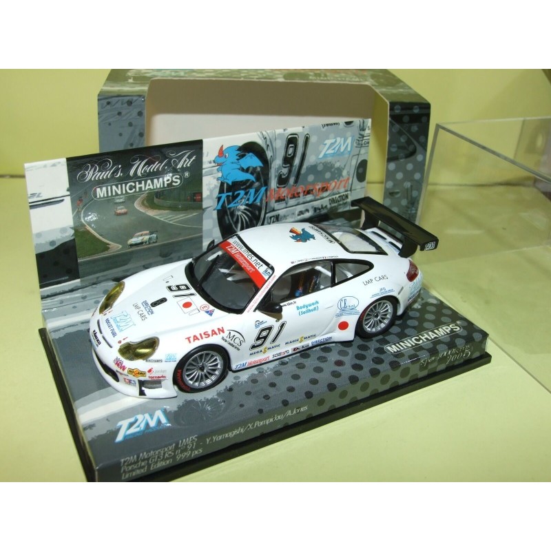 PORSCHE 911 GT3 RS N°91 1000 Km DE SPA 2005 MINICHAMPS 1:43