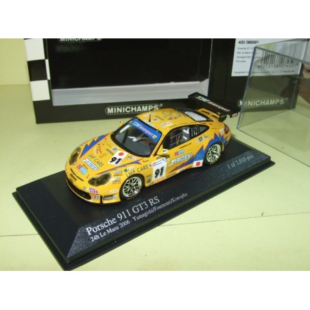PORSCHE 911 GT3 RS N°91 LE MANS 2006 MINICHAMPS 1:43 Abd