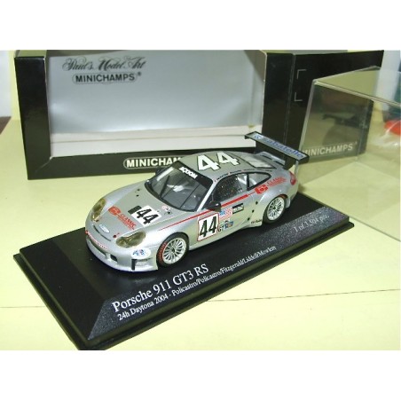 PORSCHE 911 GT3 RS  NÂ°44 24H DAYTONA 2004 MINICHAMPS 1:43