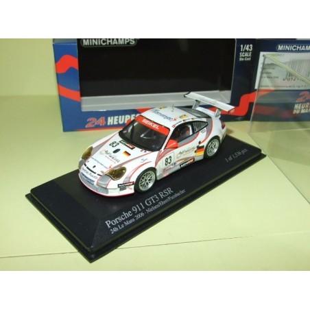 PORSCHE 911 GT3 RSR N°83 LE MANS 2006 MINICHAMPS 1:43