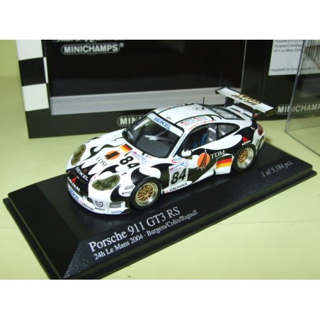 PORSCHE 911 GT3 RS N°84 LE MANS 2004 MINICHAMPS 1:43