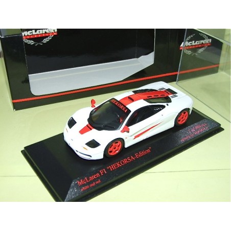 McLAREN F1 HEKORSA Blanc et Rouge MINICHAMPS 1:43