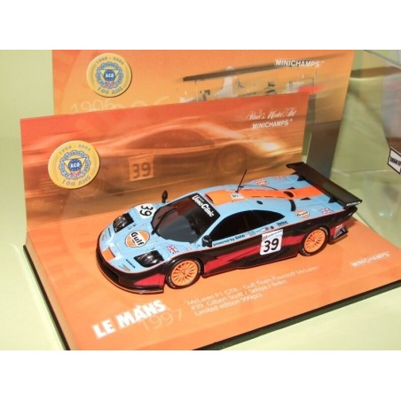 McLAREN F1 GTR N°39 LE MANS 1997 MINICHAMPS 1:43 16ème