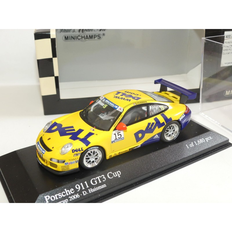 PORSCHE 911 GT3 CUP NÂ°15 SUPERCUP 2006 MINICHAMPS 1:43