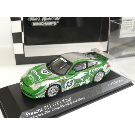 PORSCHE 911 GT3 CUP N°13 24H DE DAYTONA 2004 MINICHAMPS 1:43