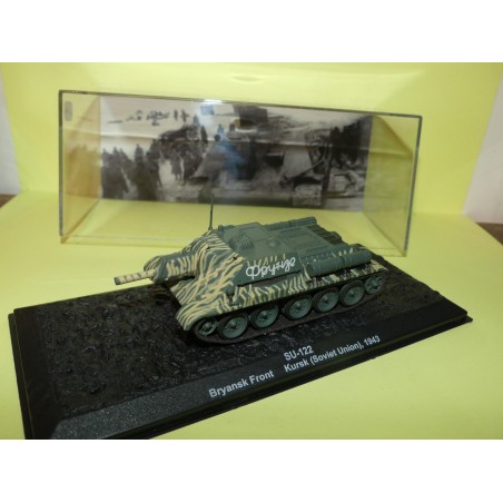 BLINDÃ‰ MILITAIRE NÂ°60 SU-122 SOVIET UNION 1943 ALTAYA 1:72