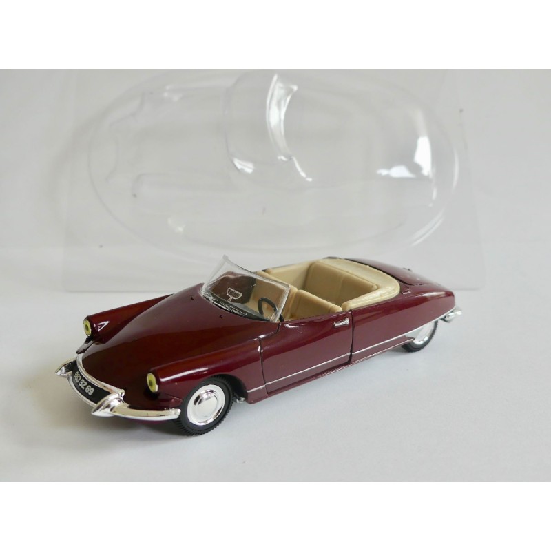 CITROEN DS 19 CABRIOLET 1963 Bordeaux NOREV 1:43 sous coque