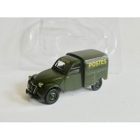CITROEN 2CV N°002 3CV FOURGONNETTE POSTE NOREV 1:43 sous coque