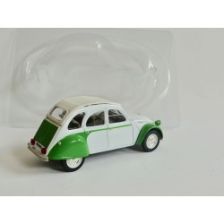 CITROEN 2CV N°010 DOLLY Blanc et Vert NOREV 1:43 sous coque