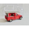 CITROEN 2CV N°023 PICK UP POMPIERS 1963 NOREV 1:43 sous coque