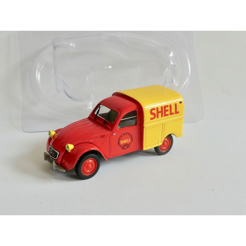 CITROEN 2CV N°030 FOURGONNETTE SHELL NOREV 1:43 sous coque