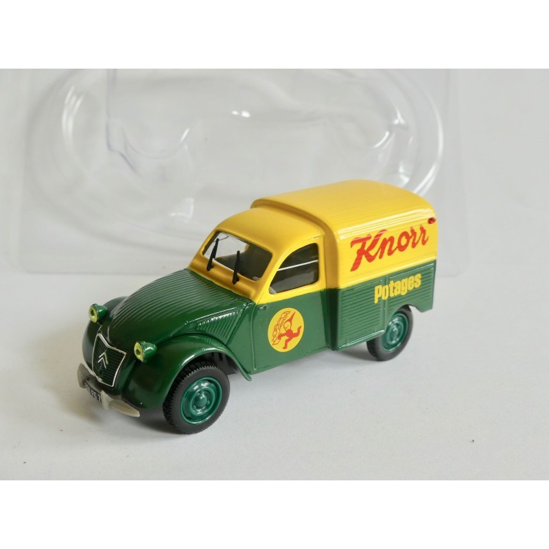CITROEN 2CV NÂ°034 FOURGONNETTE KNORR NOREV 1:43 sous coque
