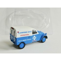 CITROEN 2CV N°041 FOURGONNETTE CAMPING GAZ NOREV 1:43 sous coque