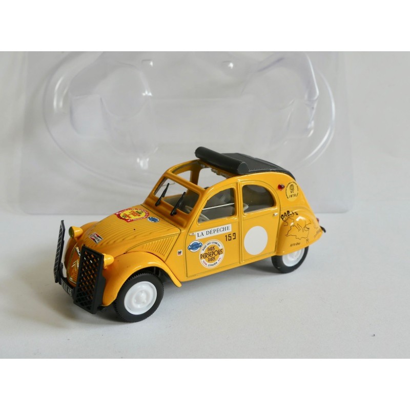 CITROEN 2CV N°057 RAID PARIS PERSéePOLIS PARIS NOREV 1:43 sous coque
